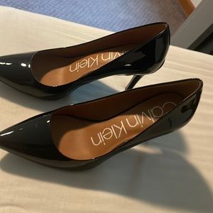 Calvin Klein patent leather pumps